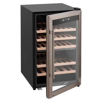Vevor Wine Cooler 52-Bottle Dual Zone Freestanding Wine Fridge New