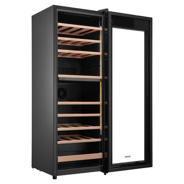 Vevor Wine Fridge 42-Bottle Dual Zone Freestanding Cooler New