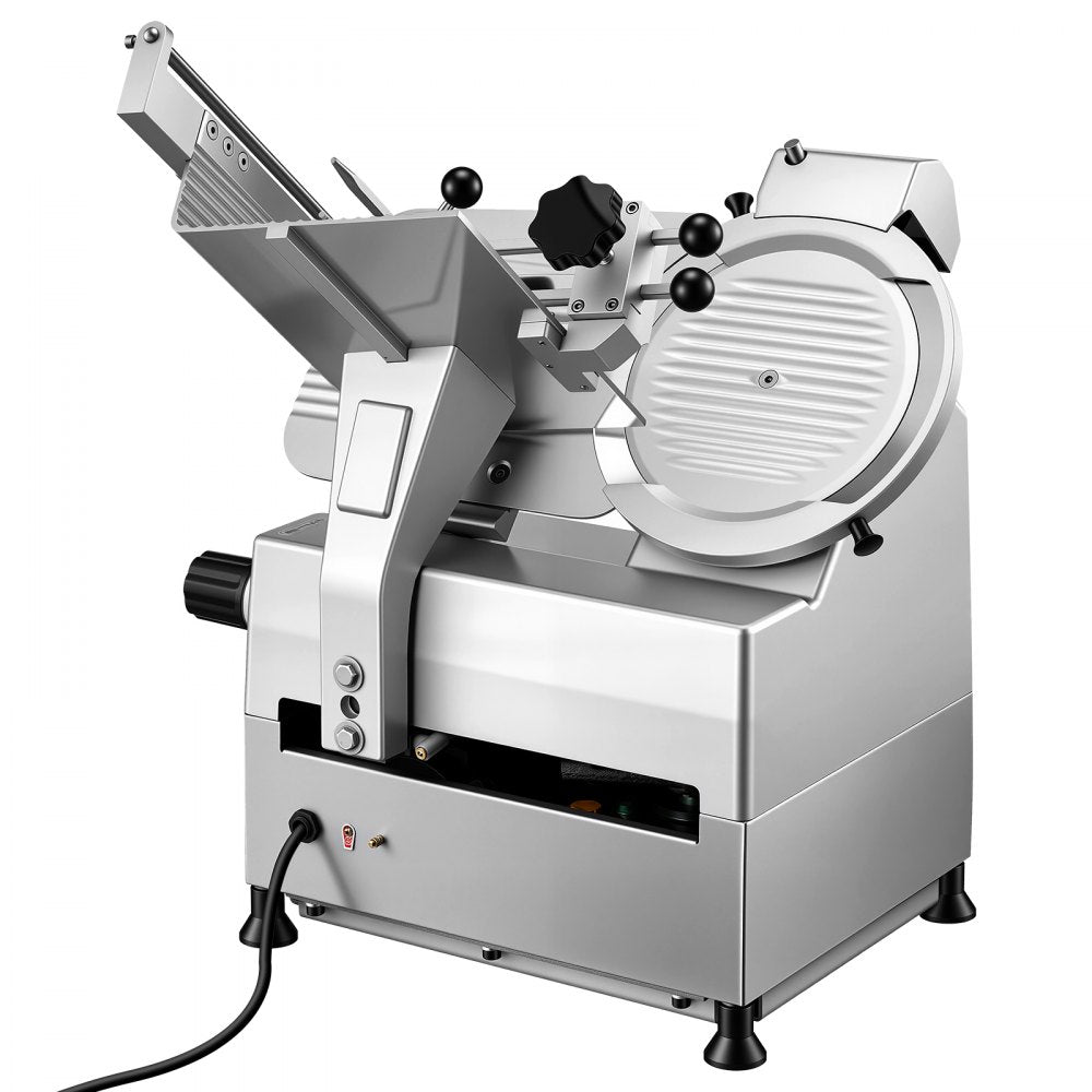 Vevor Meat Slicer Fully Automatic Commercial Food Slicer with 10" Carbon Steel Blade New