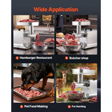 Vevor Meat Grinder Commercial Electric #12 11 lbs/Min Stainless Steel Sausage Maker New