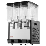 Vevor Beverage Dispenser Commercial 3-Tank 10 L Stainless Steel Juice Drink Machine New