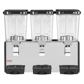 Vevor Commercial Beverage Dispenser 3 x 18L Cold Drink Machine New