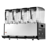 Vevor Commercial Beverage Dispenser 4-Tank 12 L Stainless Steel Juice Drink Machine New