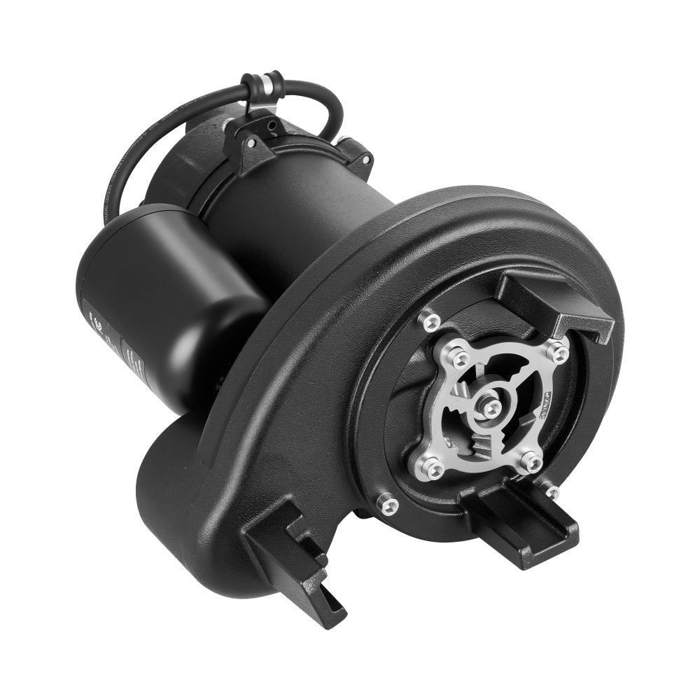 Vevor Sewage Grinder System 1 HP 5100 GPH Cast Iron Pump with Basin 120V 2" Discharge Black New