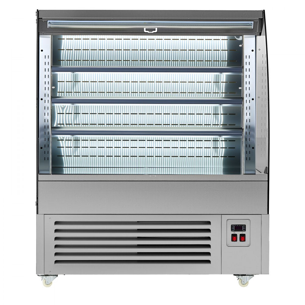 Vevor Open Air Merchandiser 7.5 cu. ft. 3-Tier Commercial Refrigerator Display Cooler New