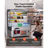 Vevor Open Air Merchandiser 7.5 cu. ft. 3-Tier Commercial Refrigerator Display Cooler New