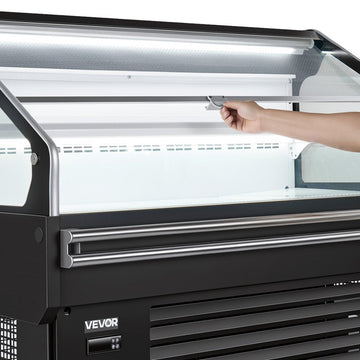 Vevor Open Air Merchandiser 4.6 cu. ft. Commercial Refrigerator Display Cooler New