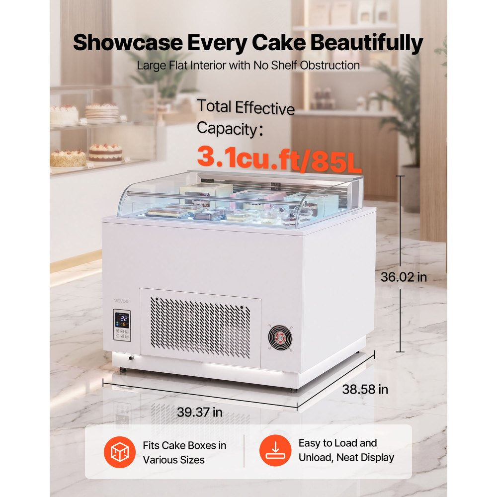 Vevor Open Air Merchandiser 3.1 cu. ft. Commercial Refrigerator Display Cooler New