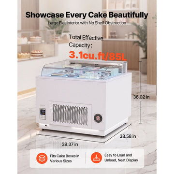 Vevor Open Air Merchandiser 3.1 cu. ft. Commercial Refrigerator Display Cooler New
