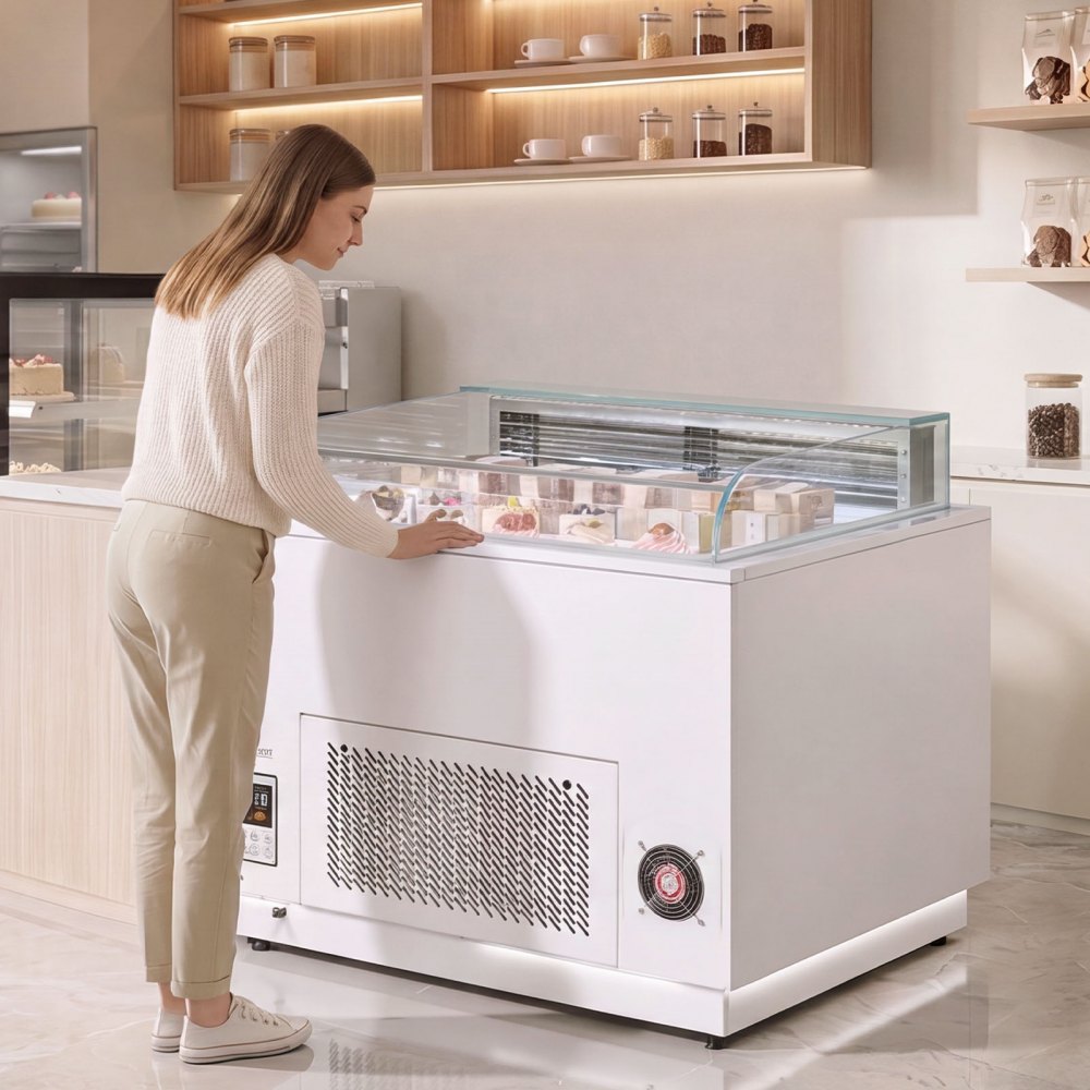 Vevor Open Air Merchandiser 3.1 cu. ft. Commercial Refrigerator Display Cooler New