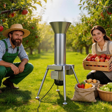 Vevor Fruit Crusher Electric Apple Crusher 1100W Stainless Steel Freestanding New