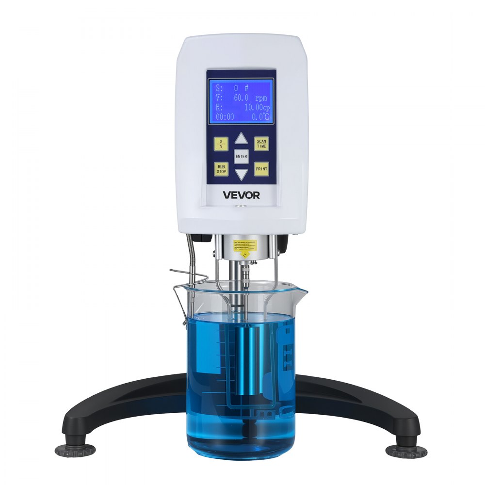 Vevor Viscometer Digital Rotary LCD Fluid Testing Meter New