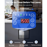 Vevor Ice Maker Commercial Freestanding 200 lbs/24h 50 lbs Storage Capacity New