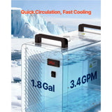 Vevor Industrial Water Chiller 5460 BTU/h Compressor Cooling System for CO2 Laser Engraving & Cutting Machine New
