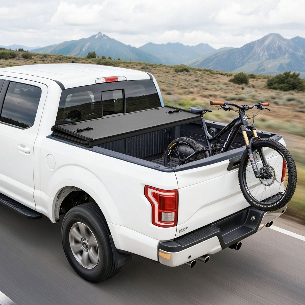Vevor Truck Tonneau Cover Hard Tri-Fold for 2015-2025 Ford F150 5.5' Bed New