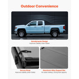 Vevor Truck Bed Tonneau Cover Hard Tri-Fold for 2022-2025 Toyota Tundra 5.6' Bed New