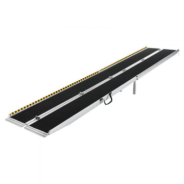 Vevor Wheelchair Ramp 12' Folding Non-Slip Aluminum Portable Threshold Ramp New