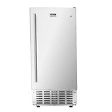 Vevor Ice Maker Undercounter Built-In Nugget 66 lbs/Day Stainless Steel New