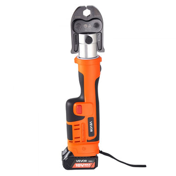 Vevor Press Tool 18V Electric Pipe Crimping Tool with 6 VUS Jaws New