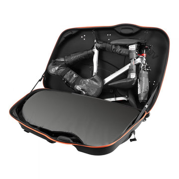 Vevor Bike Travel Case EVA Hard Shell Bicycle Bag w/ TSA Lock & Wheels New