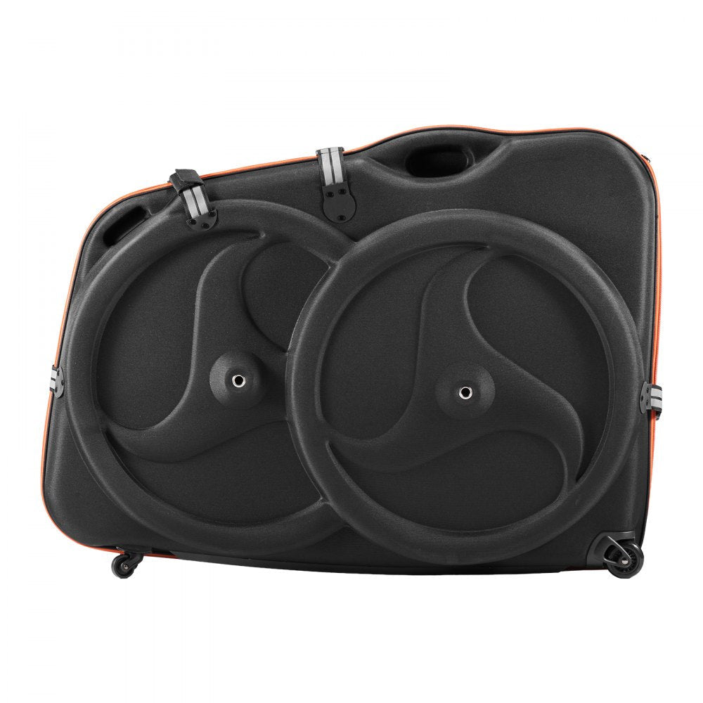 Vevor Bike Travel Case EVA Hard Shell Bicycle Bag w/ TSA Lock & Wheels New