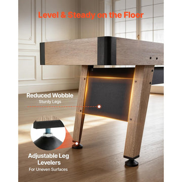 Vevor Shuffleboard Table 9' Scratch-Resistant Game Room Set New