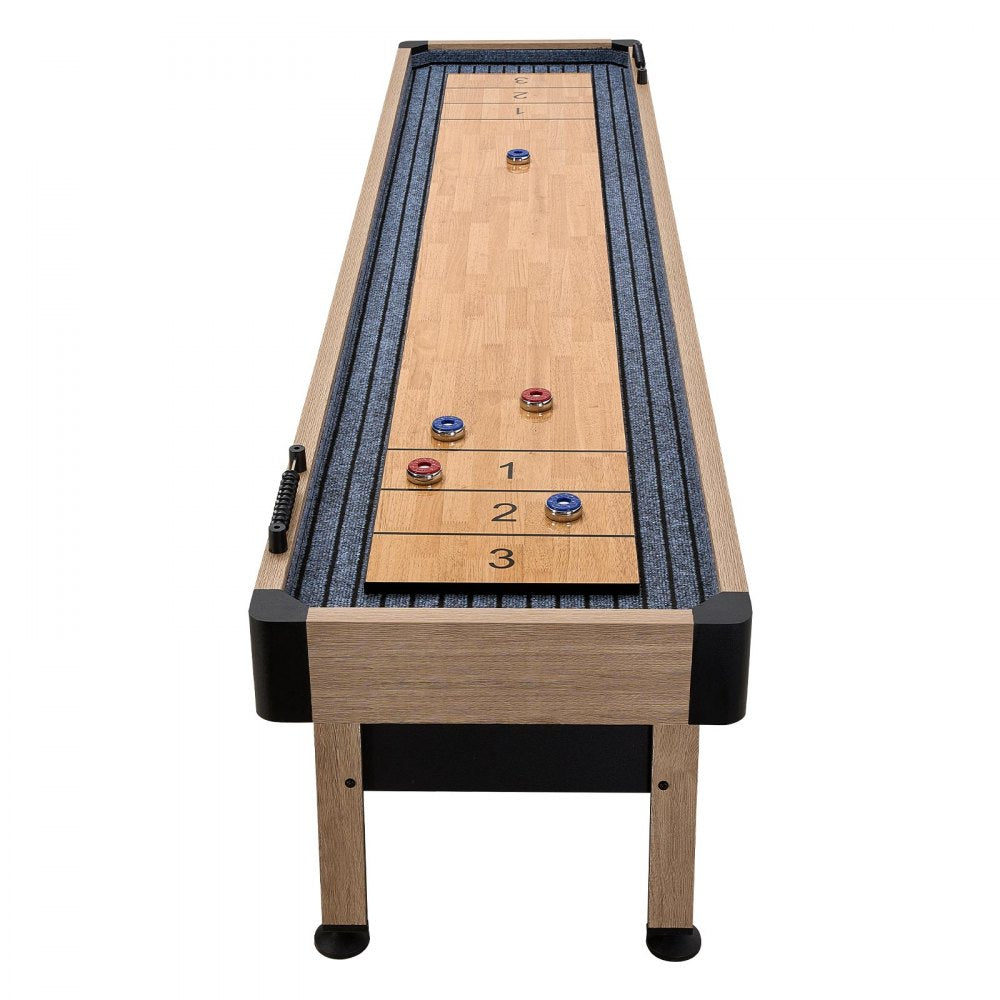 Vevor Shuffleboard Table 9' Scratch-Resistant Game Room Set New