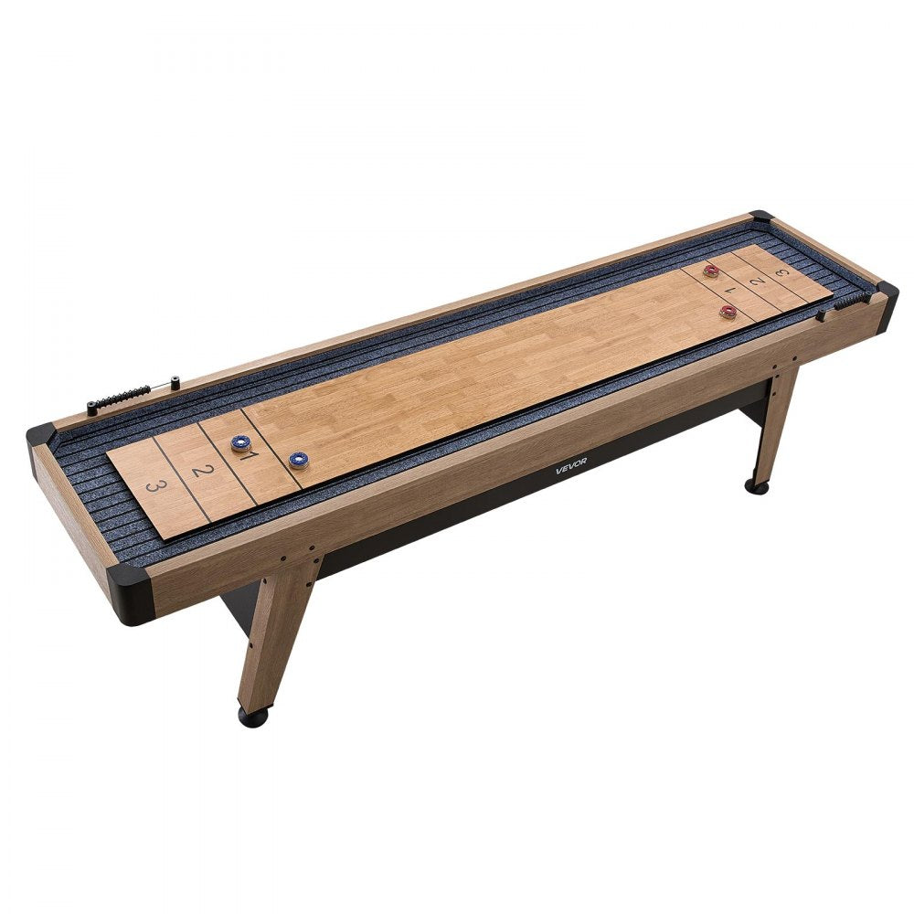 Vevor Shuffleboard Table 9' Scratch-Resistant Game Room Set New
