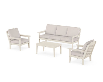 Cottage 4-Piece Deep Seating Set with Sofa