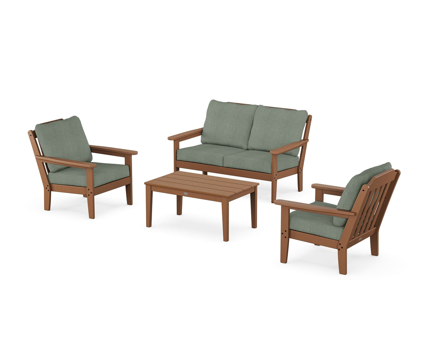 Cottage 4-Piece Deep Seating Set with Loveseat
