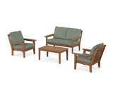 Cottage 4-Piece Deep Seating Set with Loveseat