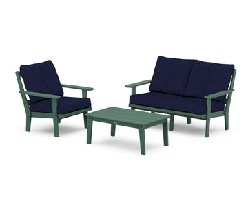 Oxford 3-Piece Deep Seating Set with Loveseat