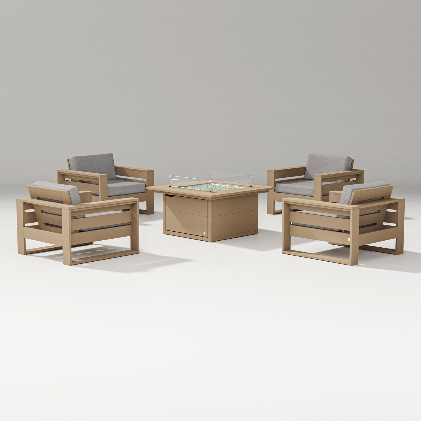 Latitude 5-Piece Lounge Fire Table Set