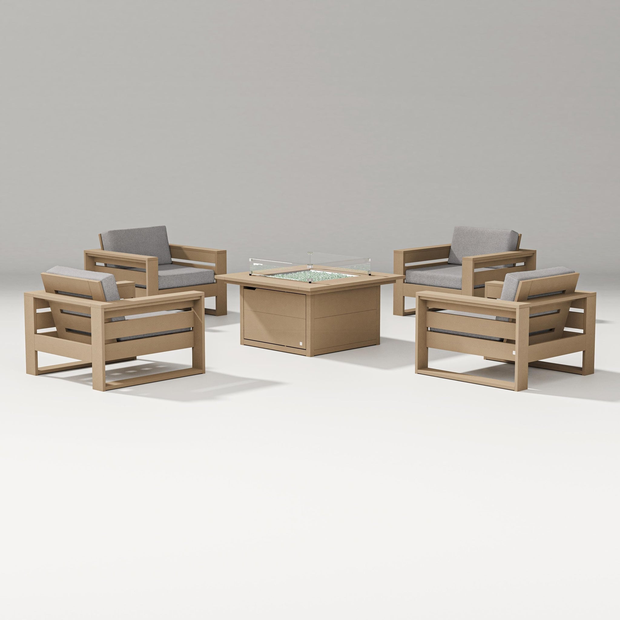 Latitude 5-Piece Lounge Fire Table Set