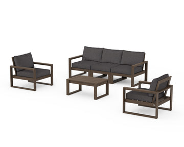 EDGE Sectional 4-Piece Deep Seating Set with Sofa
