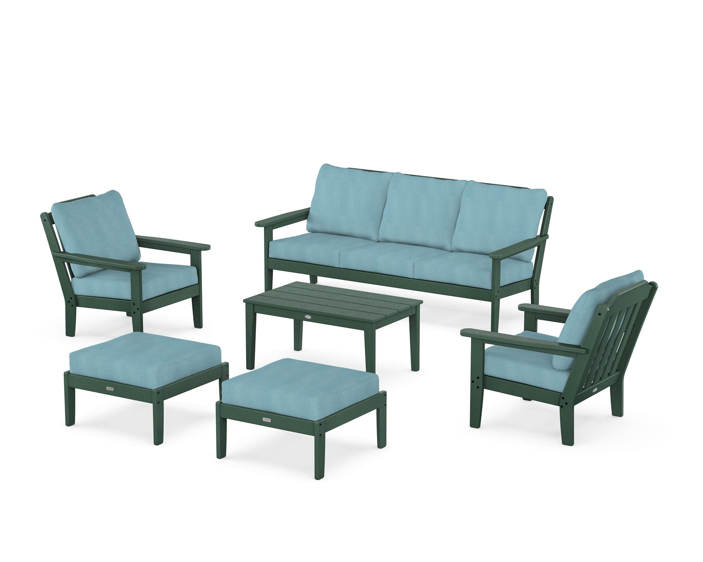 Cottage 6-Piece Lounge Sofa Set
