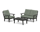 Prairie 3-Piece Deep Seating Set with Loveseat