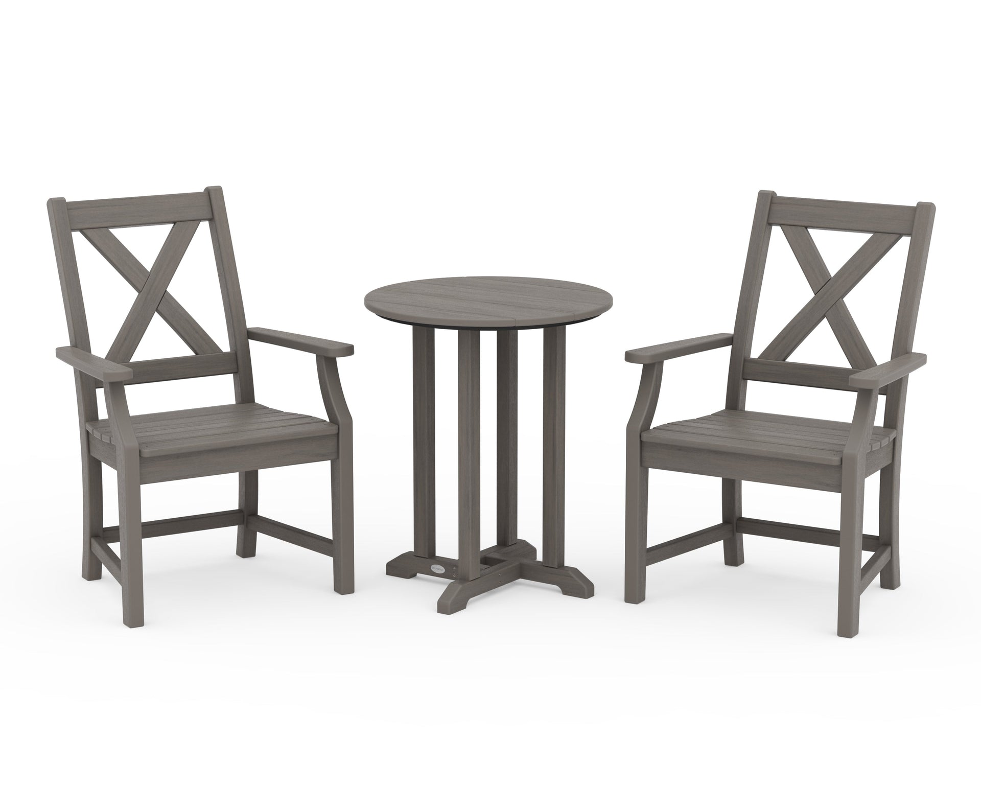 Braxton 3-Piece Round Bistro Dining Set