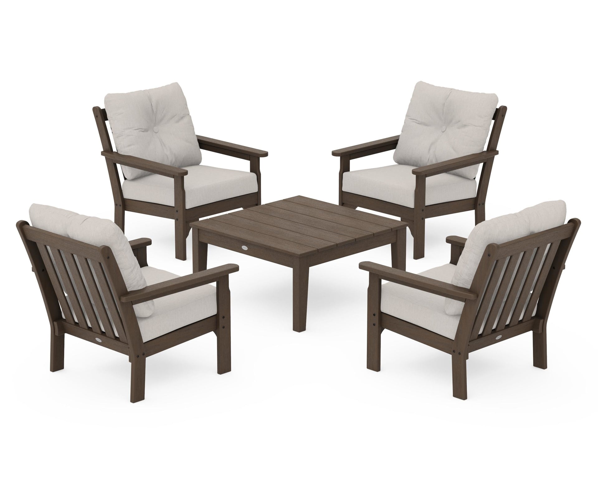 Vineyard 5-Piece Deep Seating Conversation Set