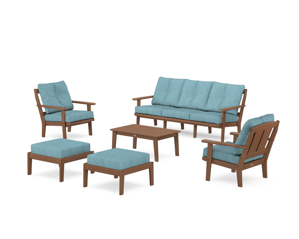 Mission 6-Piece Lounge Sofa Set