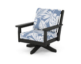 Chippendale Deep Seating Swivel Chair