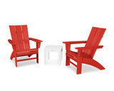 Modern 3-Piece Curveback  Adirondack Set