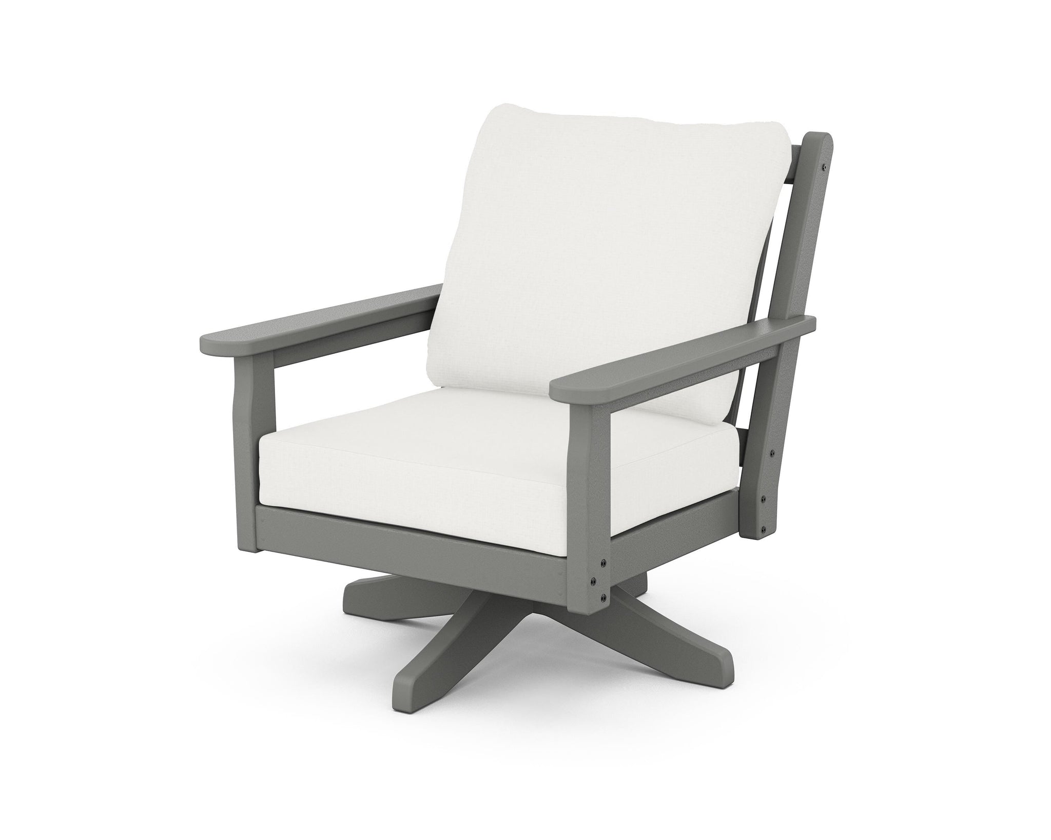 Chippendale Deep Seating Swivel Chair