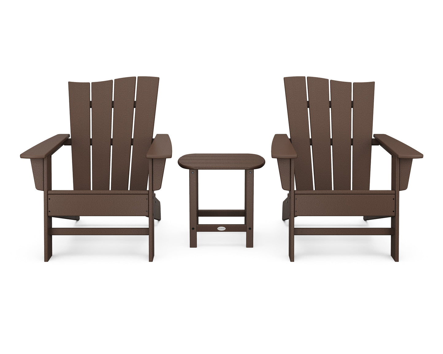 Wave 3-Piece Adirondack Chair Set