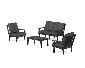 Oxford 4-Piece Deep Seating Set with Loveseat