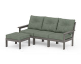 Vineyard 4-Piece Sectional with Ottoman