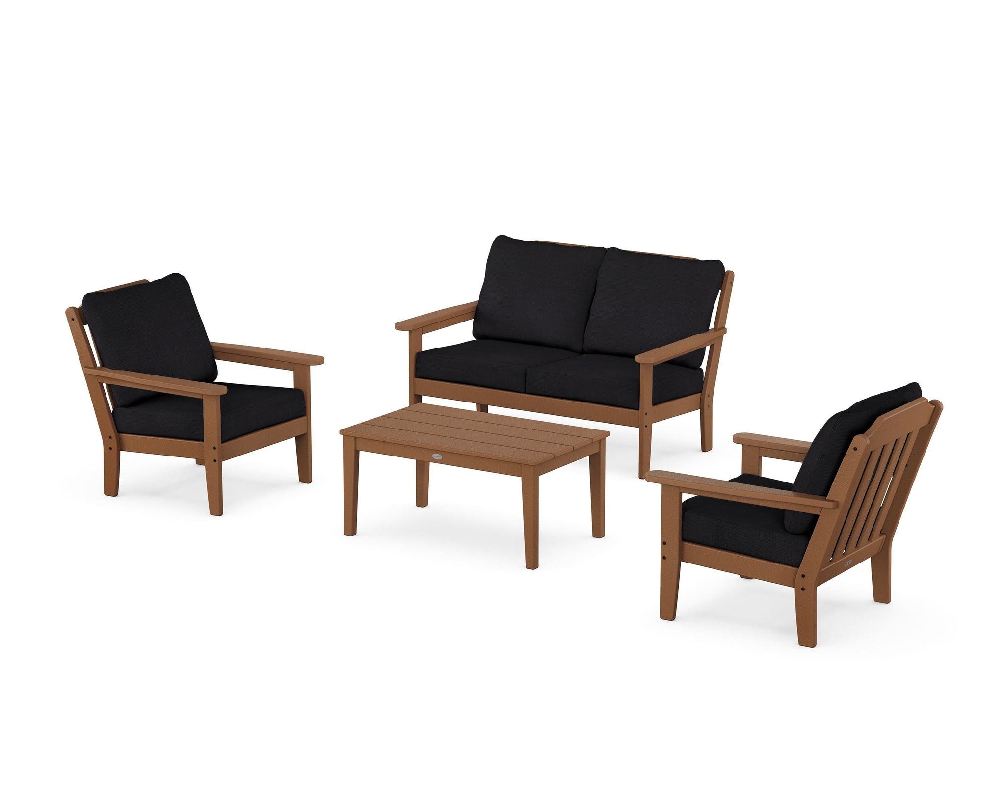 Cottage 4-Piece Deep Seating Set with Loveseat