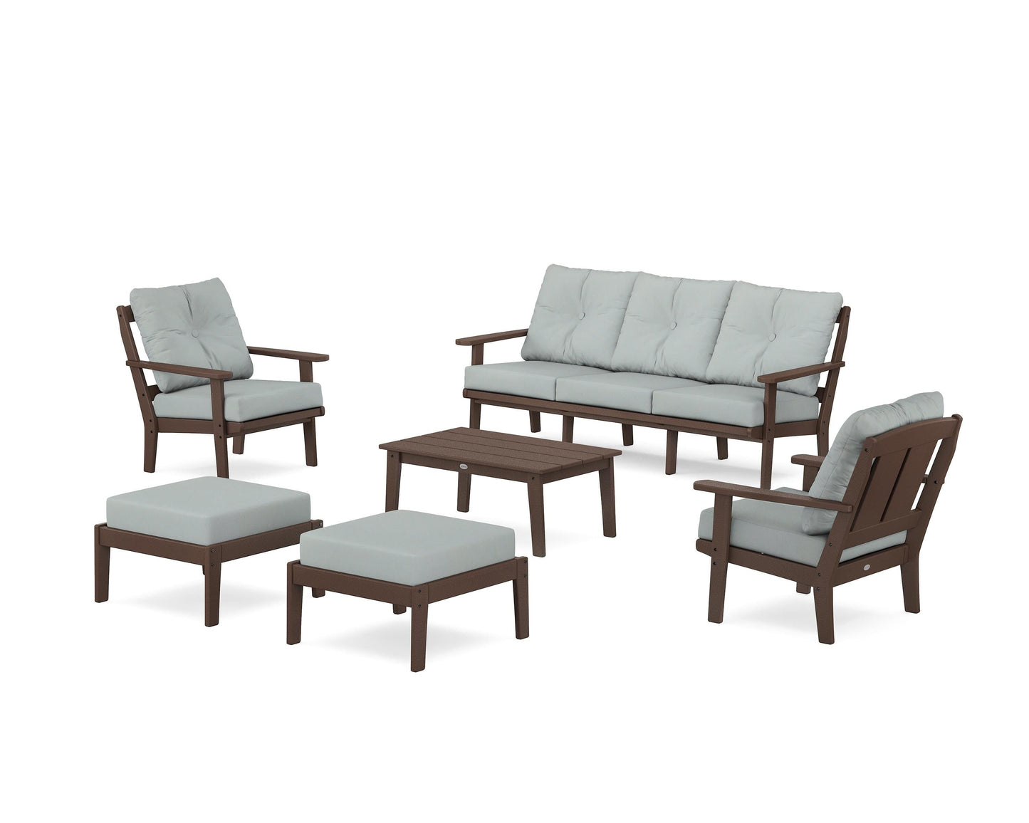 Mission 6-Piece Lounge Sofa Set