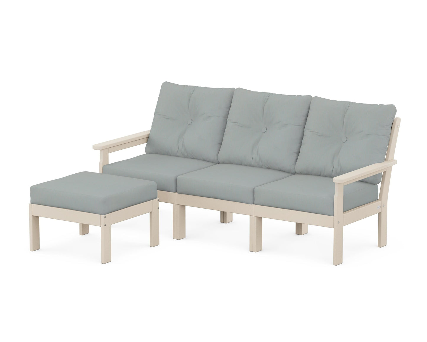 Vineyard 4-Piece Sectional with Ottoman