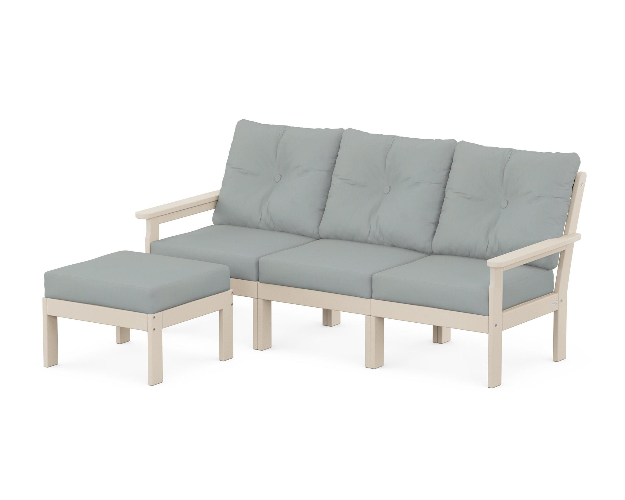 Vineyard 4-Piece Sectional with Ottoman